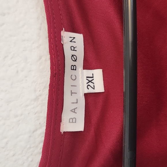 2XL Baltic Born long sleeve red dress - Picture 4 of 7